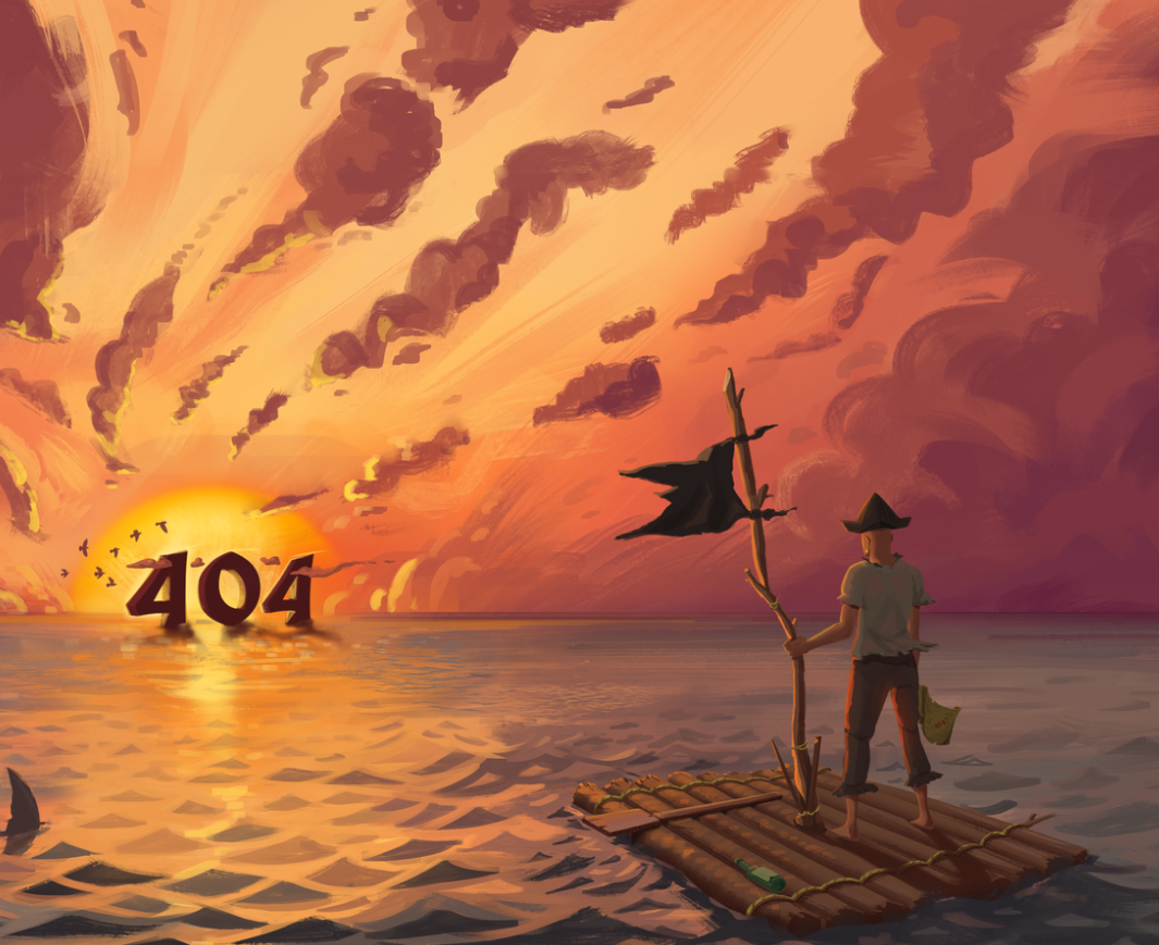 Lost on the sea - 404 not found